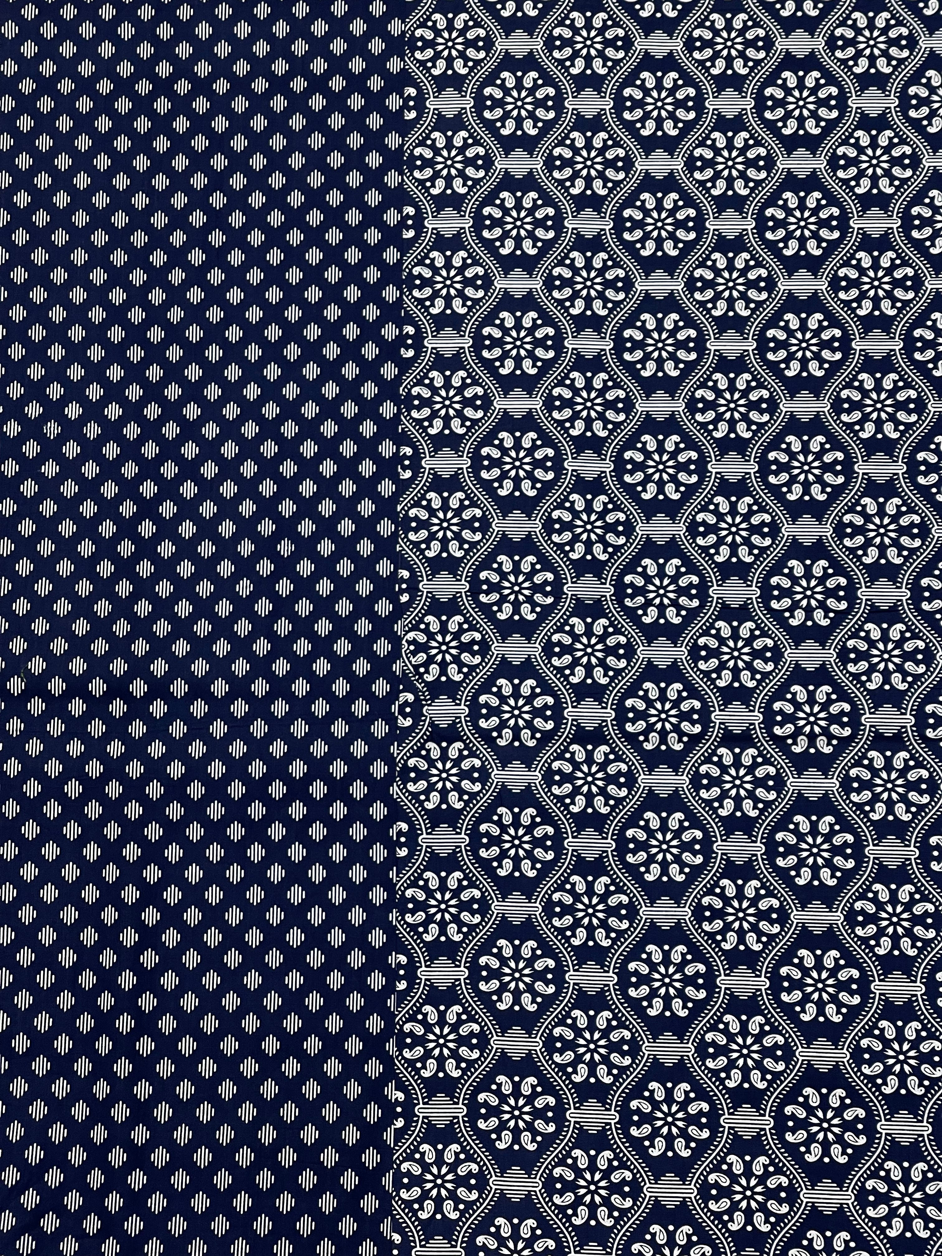 2 Piece Printed Cotton (Unstitched)