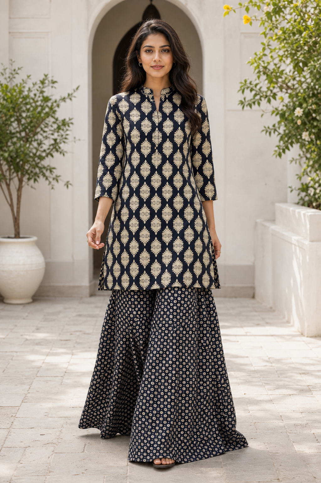2 Piece Printed Cotton (Unstitched)